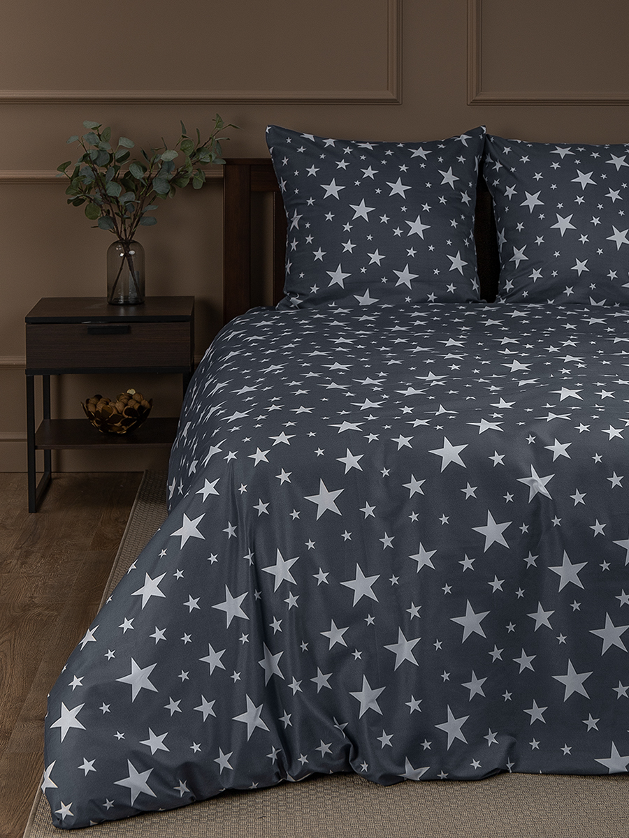 картинка Постельное бельё Amore Mio BZ QR Stars DOUBLE M 