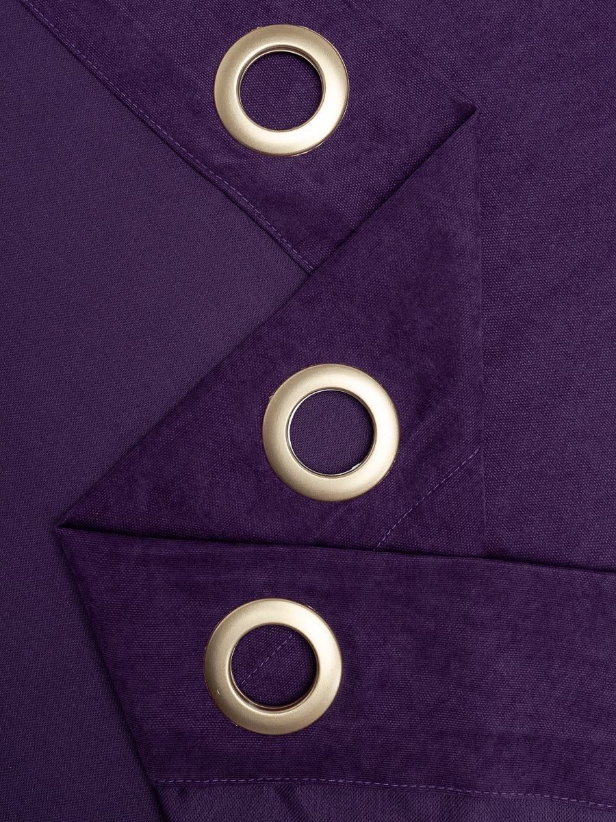 картинка Штора Amore Mio RR Canvas-569 2,0*2,7*1 фиолетовый люверсы 