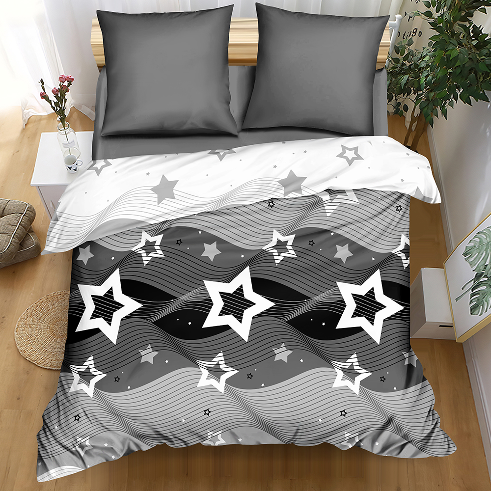 картинка Постельное бельё Amore Mio BZ QR Stars EURO LUX P combo 