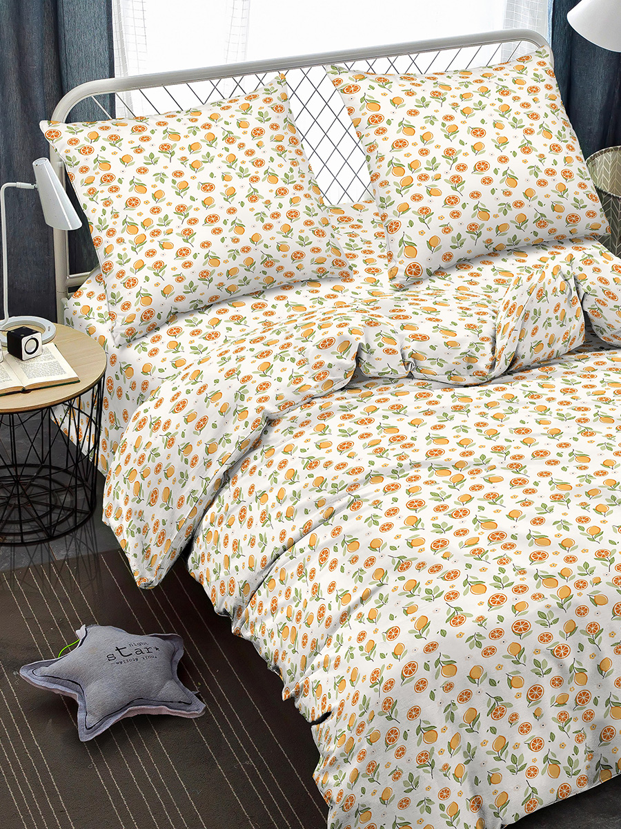 картинка Постельное бельё Amore Mio BZ Oranges DOUBLE M 