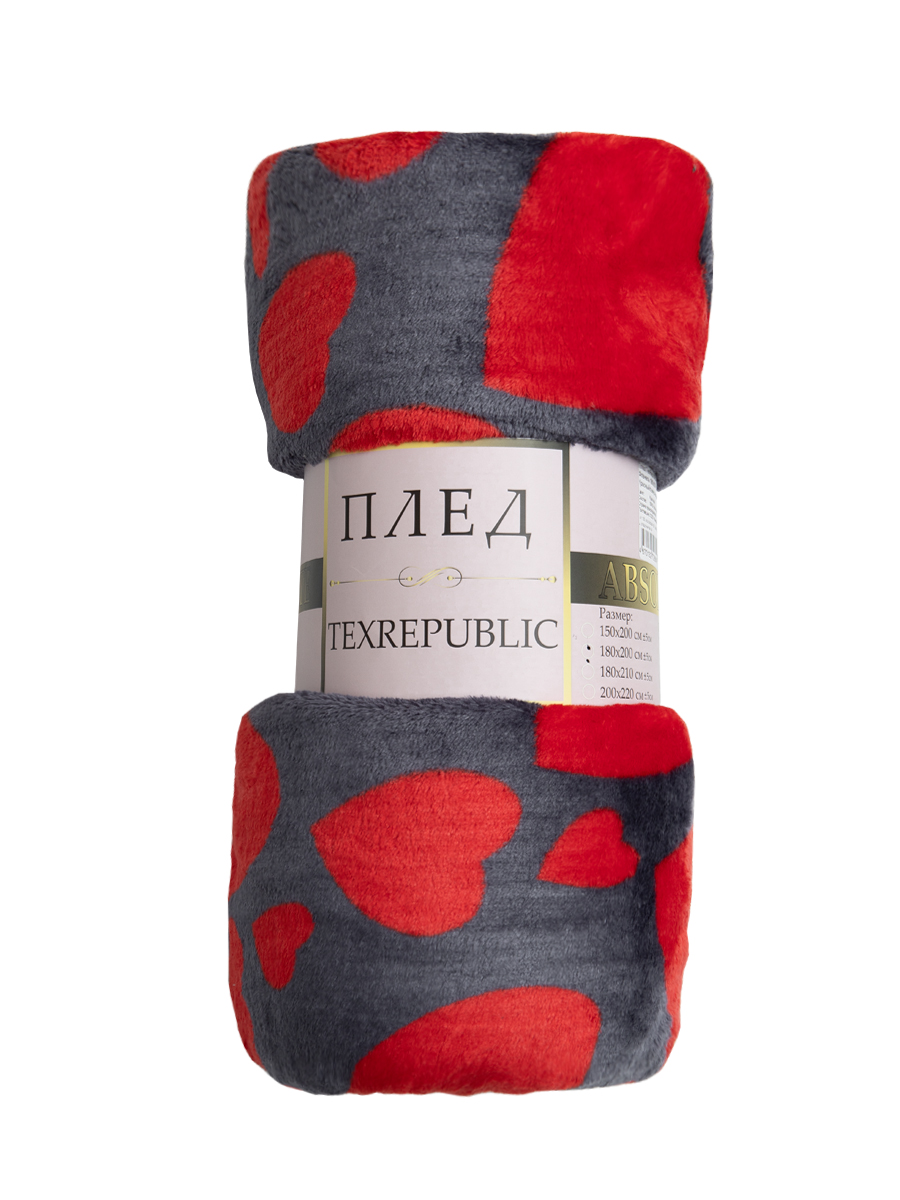 картинка Плед Texrepublic TF FN F113R b1821 Сердечки 