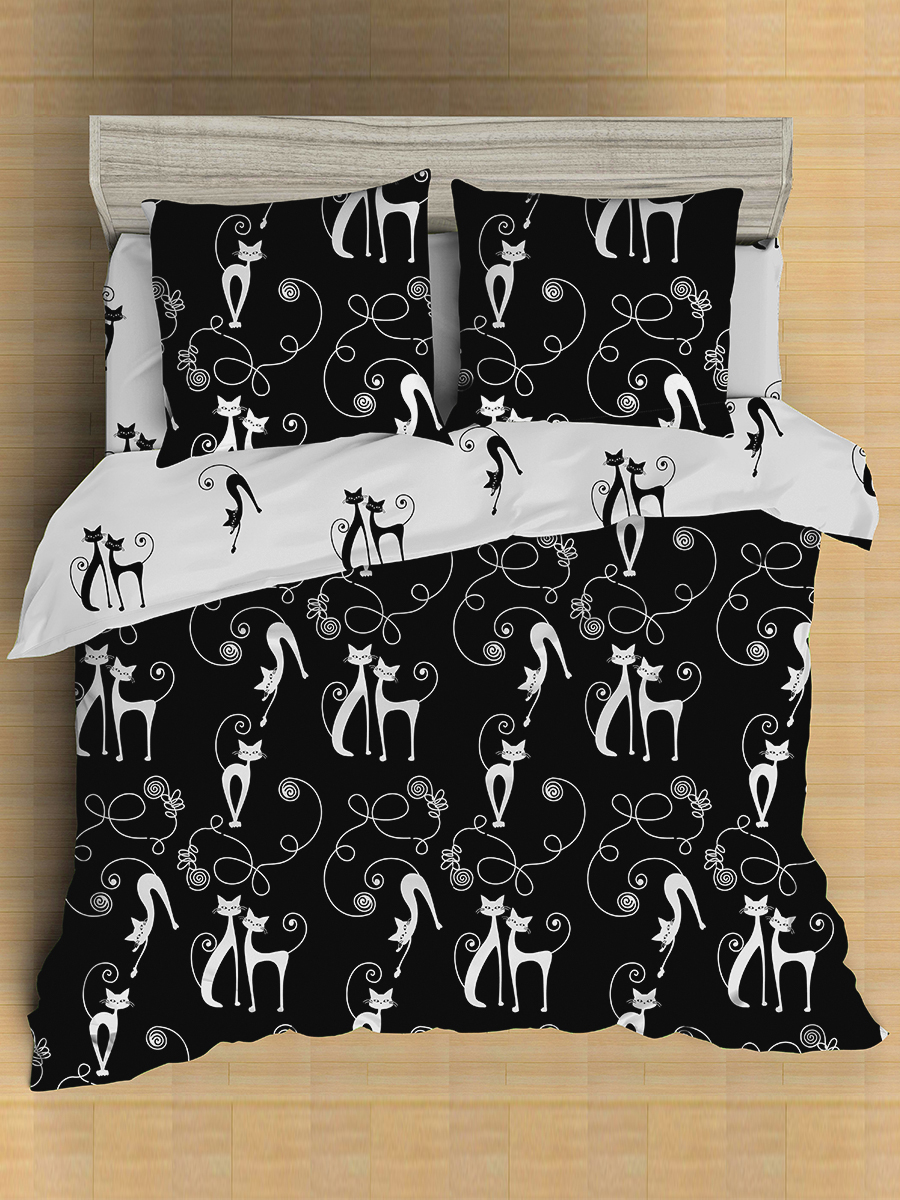 картинка Постельное бельё Amore Mio BZ Cats DOUBLE M 