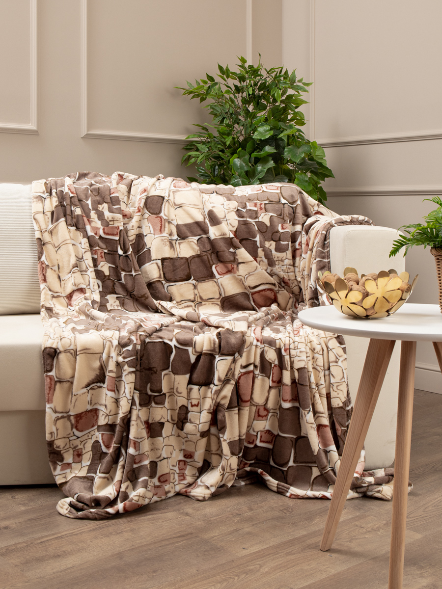 картинка Плед Texrepublic TF FN F13BR b1420 Камешки 