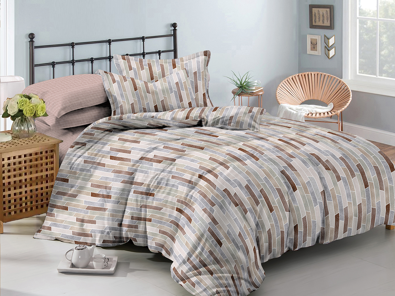 картинка Постельное бельё Amore Mio BZ QR Jamie EURO LUX Sp 