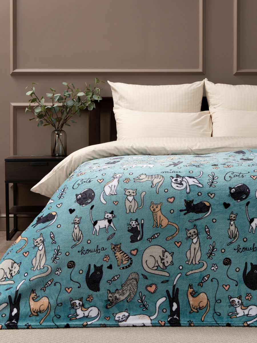 картинка Плед Texrepublic TF FN F132 b1820 Коты2 