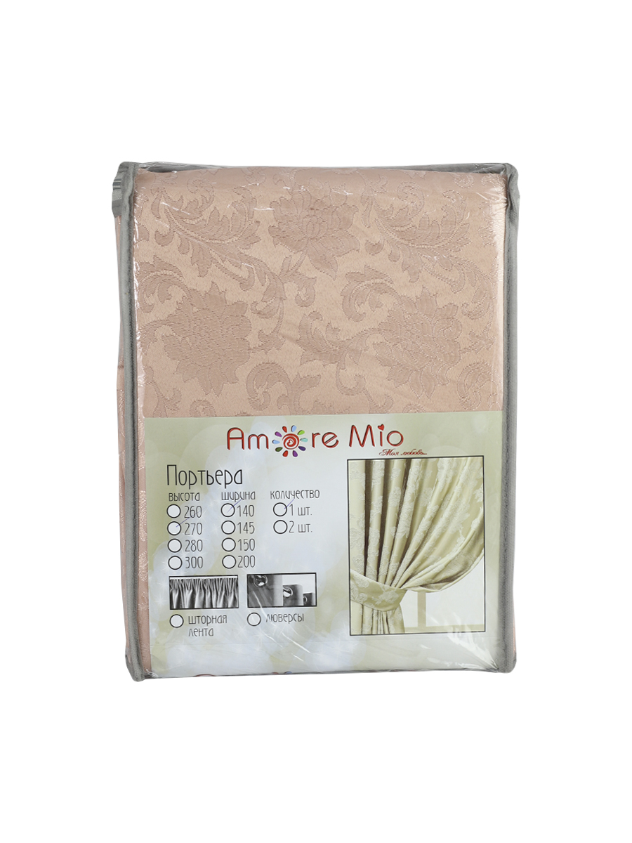 картинка Штора Amore Mio RR L827-136 1,4*2,6*1 бежевый 