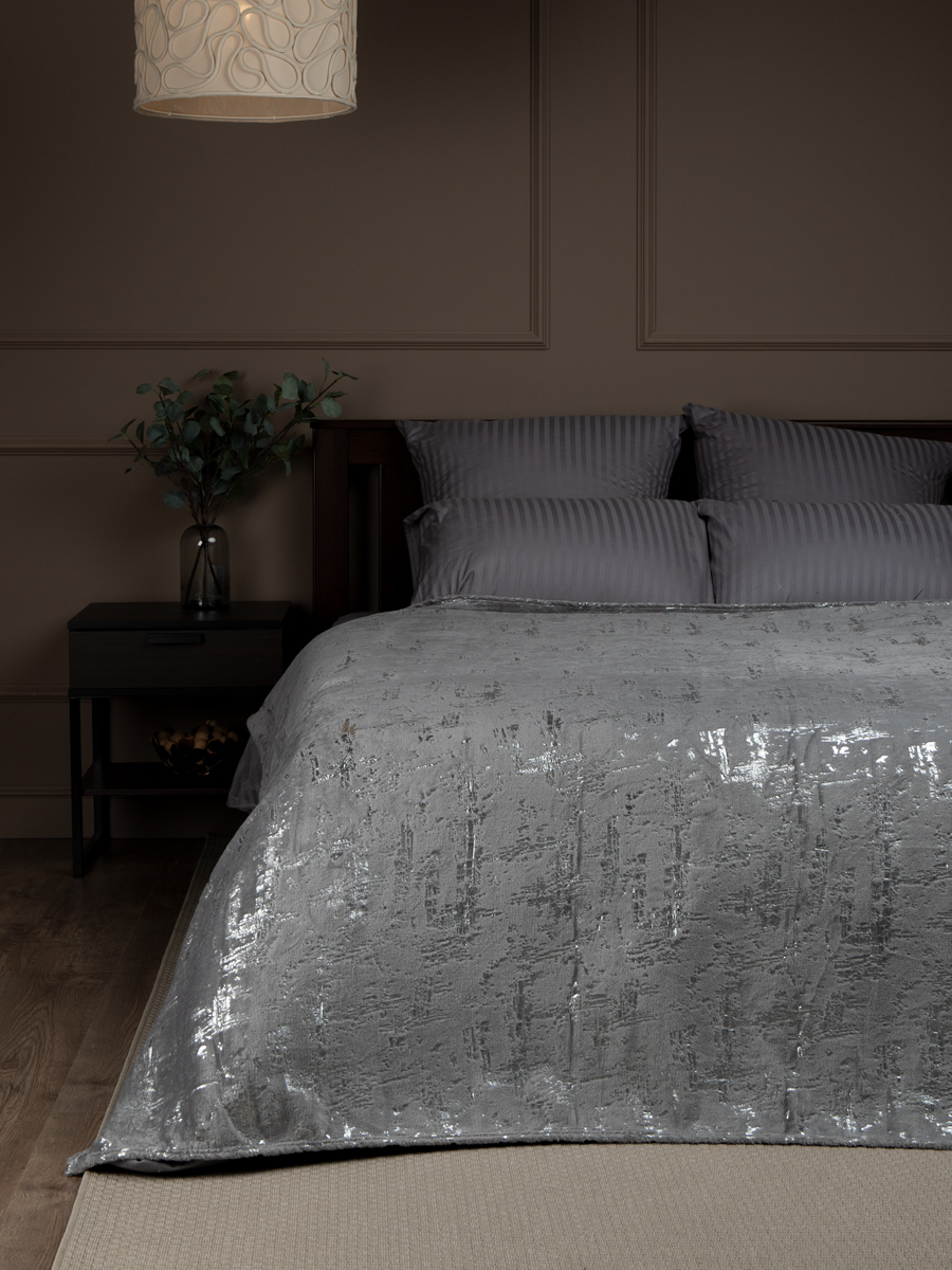 картинка Плед Texrepublic TF FNL GY3-SL 2022 s-мазки 