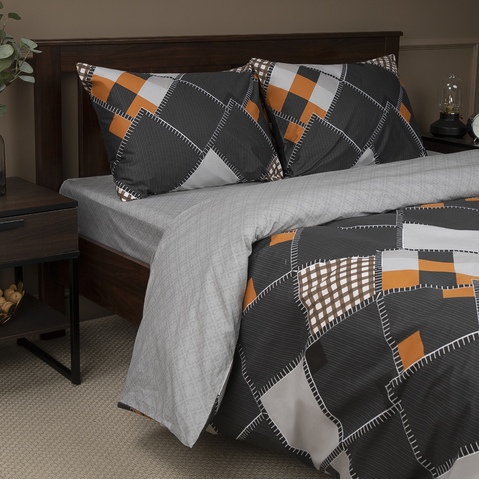 картинка Постельное бельё Amore Mio BZ QR Кварта EURO Sp h 