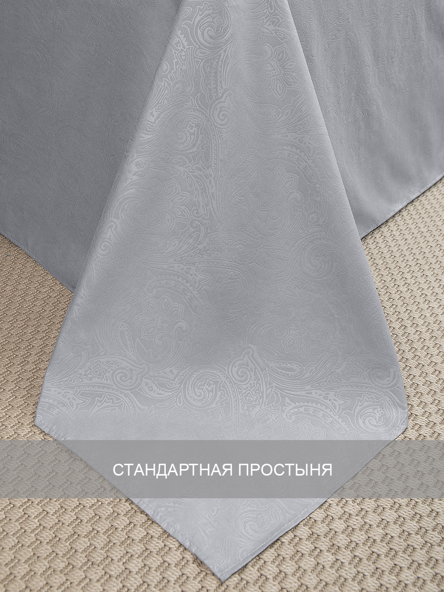 картинка Постельное бельё Amore Mio BZ QR Paisley GY SINGLE Mt 
