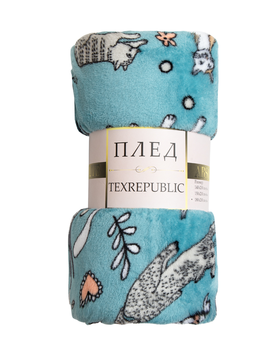 картинка Плед Texrepublic TF FN F132 b1520 Коты2 
