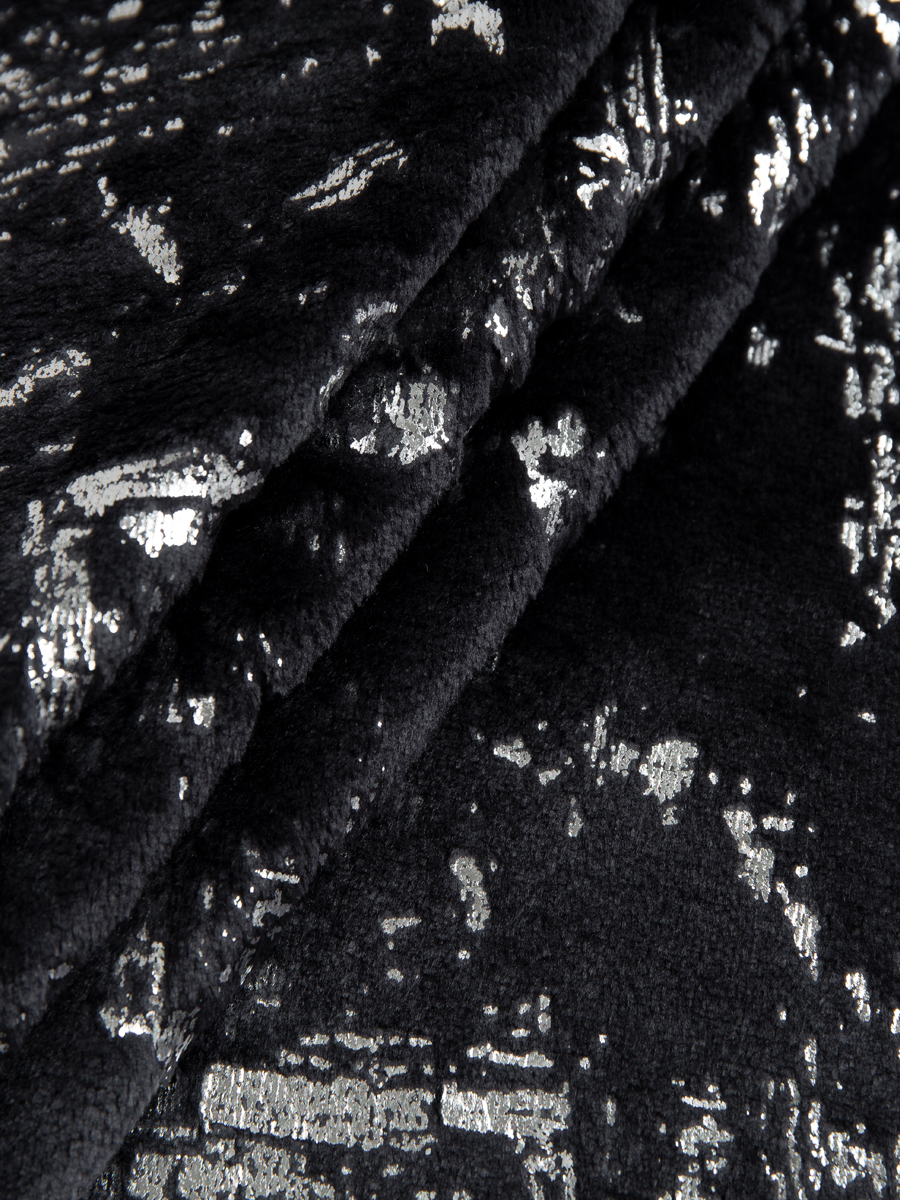 картинка Плед Texrepublic TF FNL BLK-SL 2022 s-мазки 