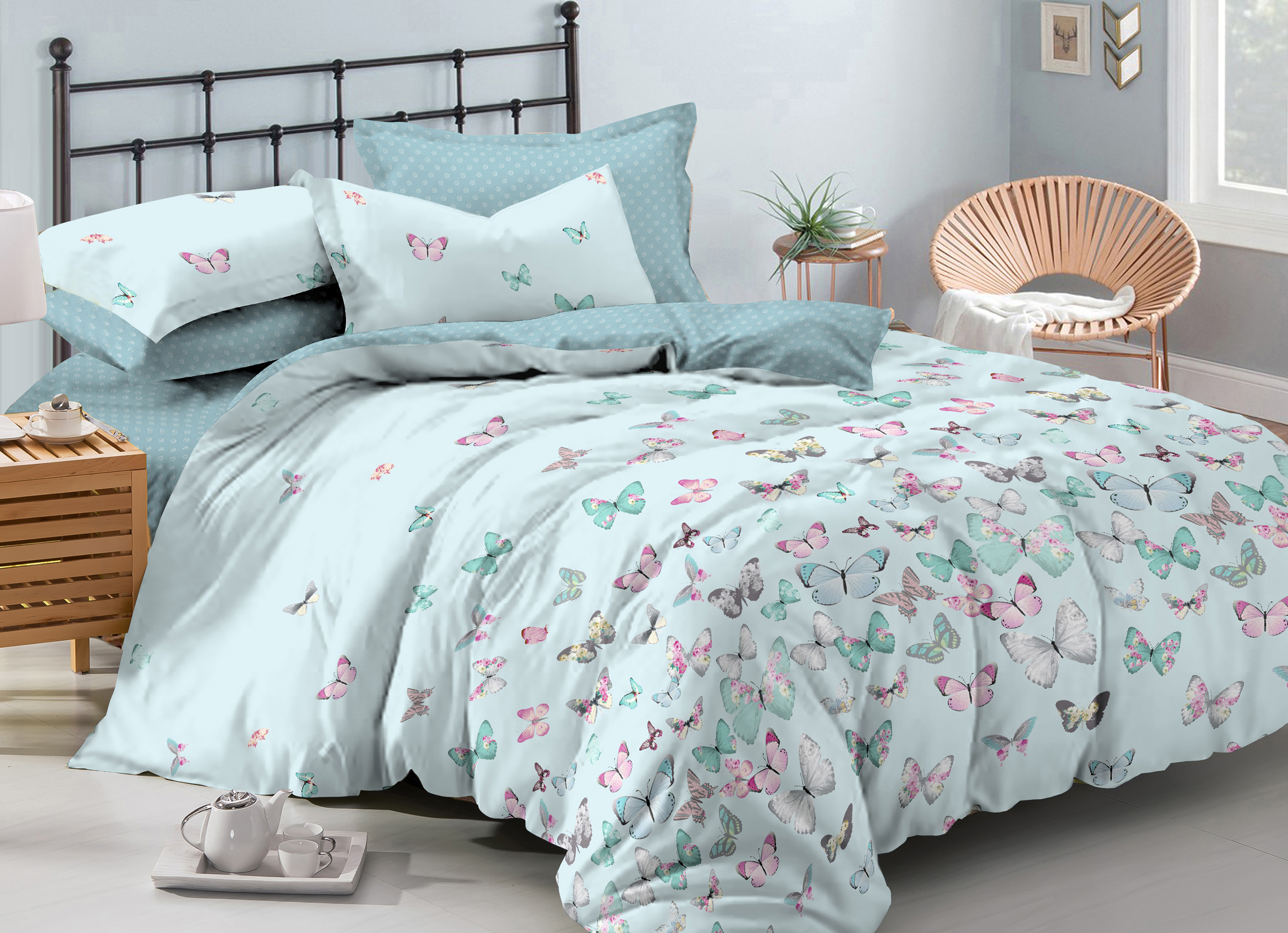 картинка Постельное бельё Amore Mio BZ QR Танец DOUBLE max Sp h 
