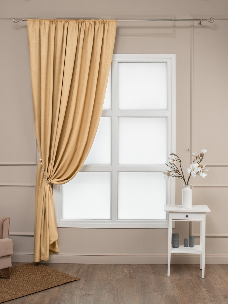 картинка Штора Amore Mio RR PL 110-09 2,0*2,7*1 золотой 