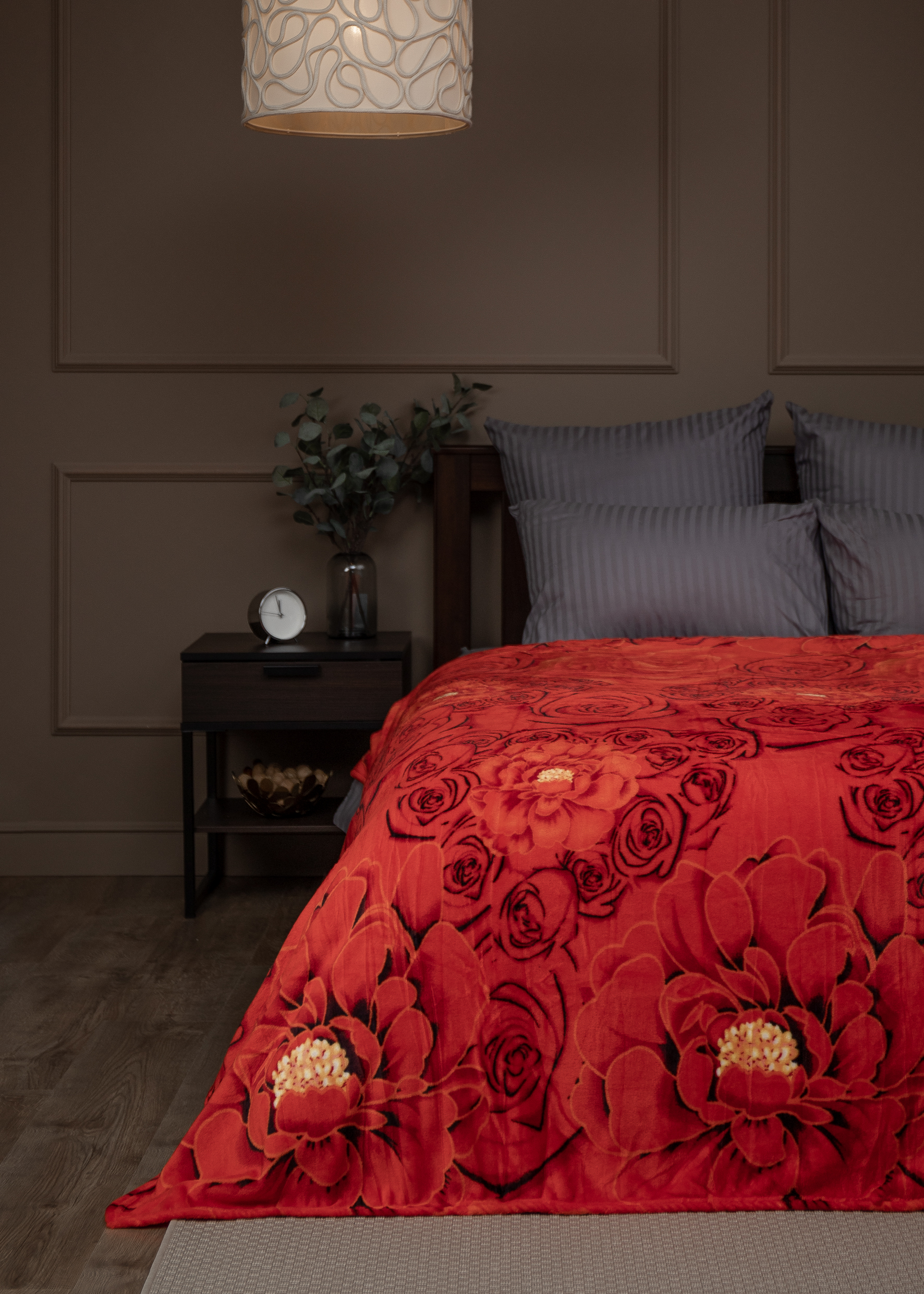 картинка Плед Texrepublic TF FN F57 a1520 Розы красные 