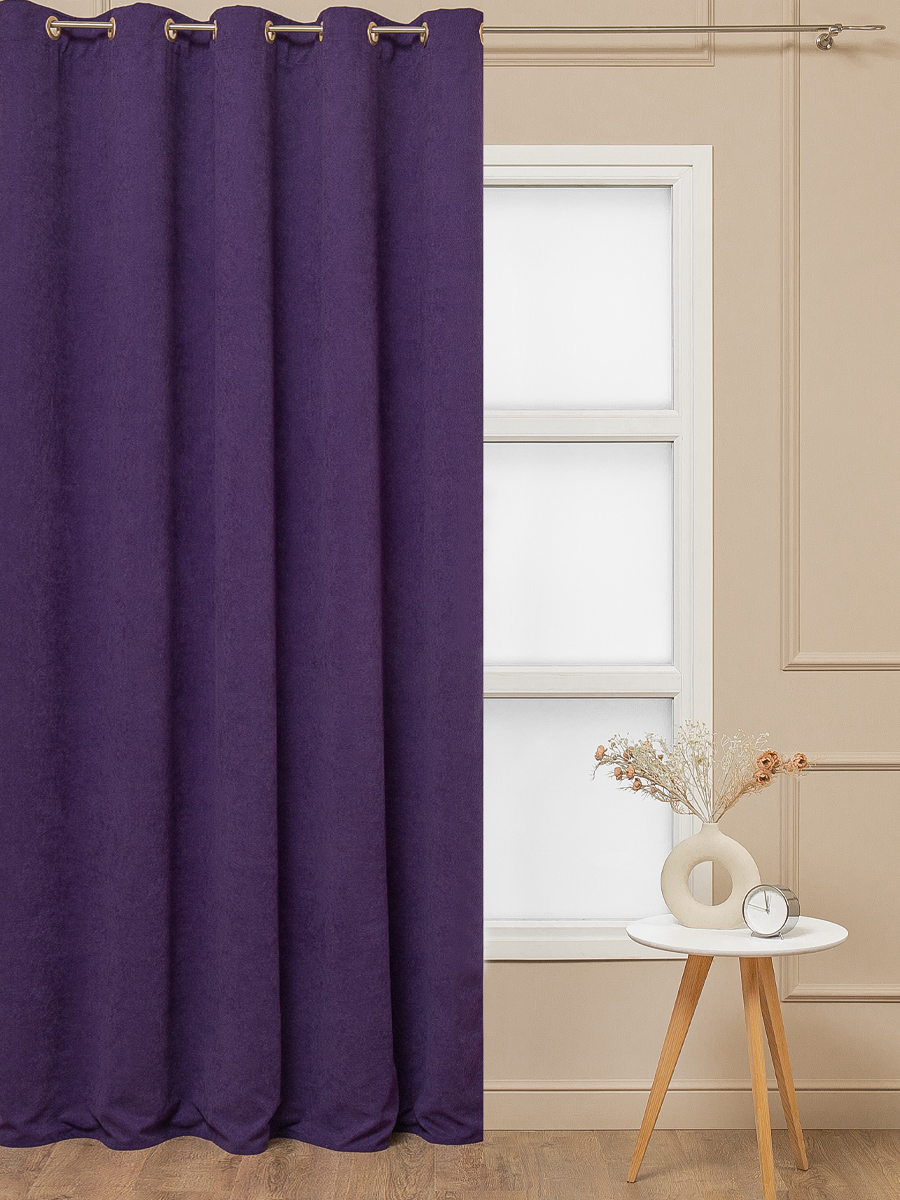 картинка Штора Amore Mio RR Canvas-569 2,0*2,7*1 фиолетовый люверсы 
