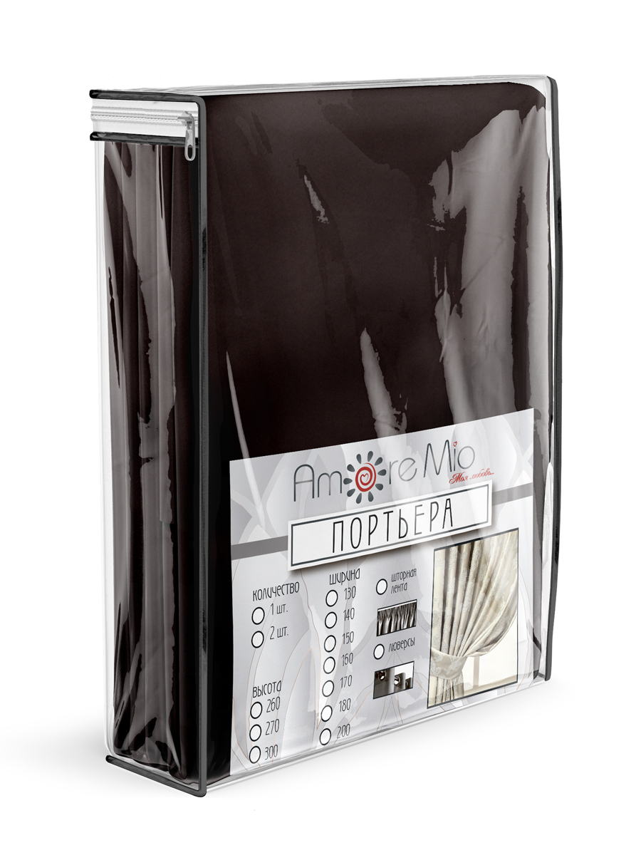 картинка Штора Amore Mio RR 6668-06 2,0*2,7*1 венге 