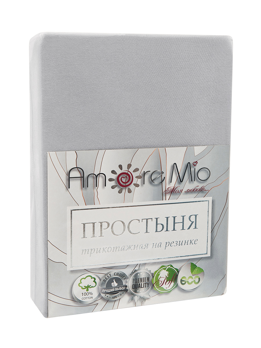 картинка Простыня Amore Mio DK QR Простыня 180*200*20 GY 