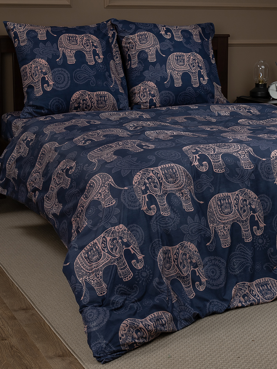 картинка Постельное бельё Amore Mio BZ Elephants SINGLE M 