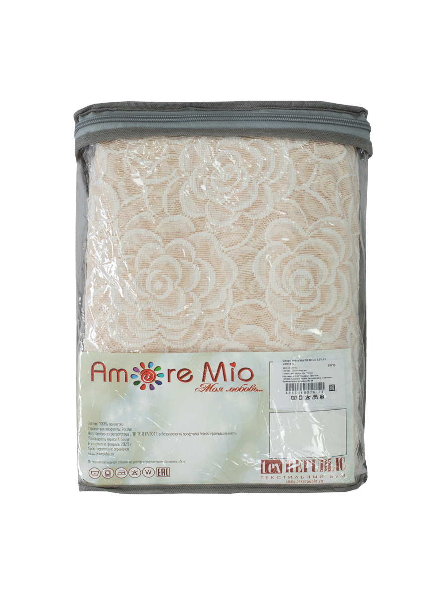 картинка Штора Amore Mio RR H 503-2D 3,0*1,7*1 шампань 