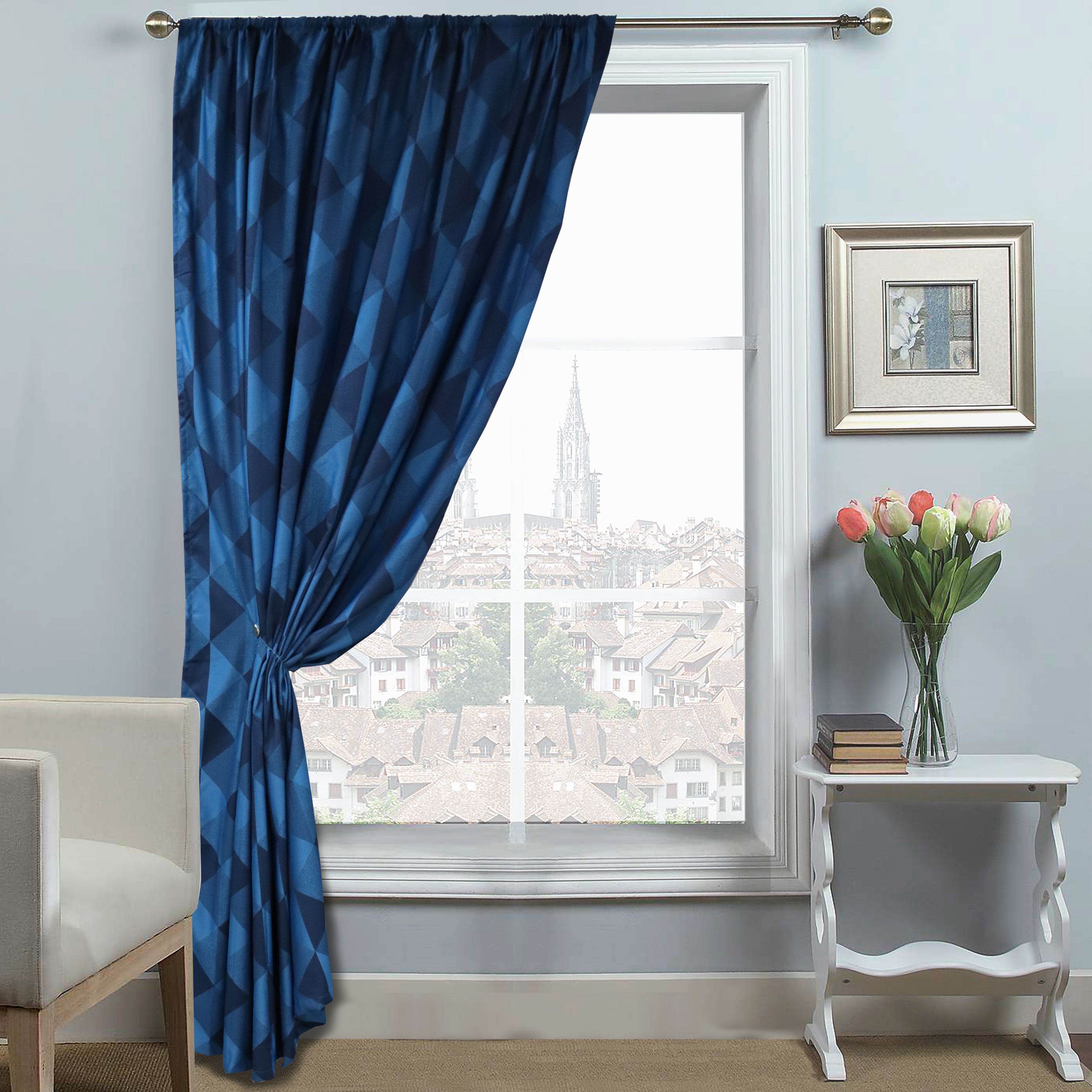 картинка Штора Amore Mio RR Zeli62-02-2846M 2,0*2,7*1 синий 