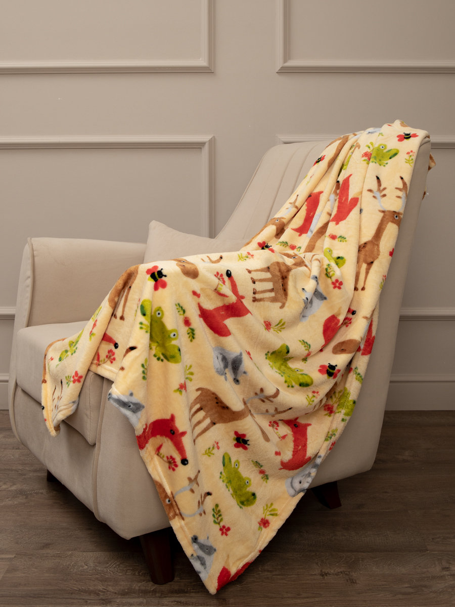 картинка Плед Texrepublic TF FN 914 1114 Лесные жители 