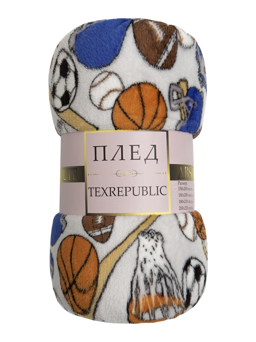 картинка Плед Texrepublic TF FN F147 b1820 Спорт мячи 