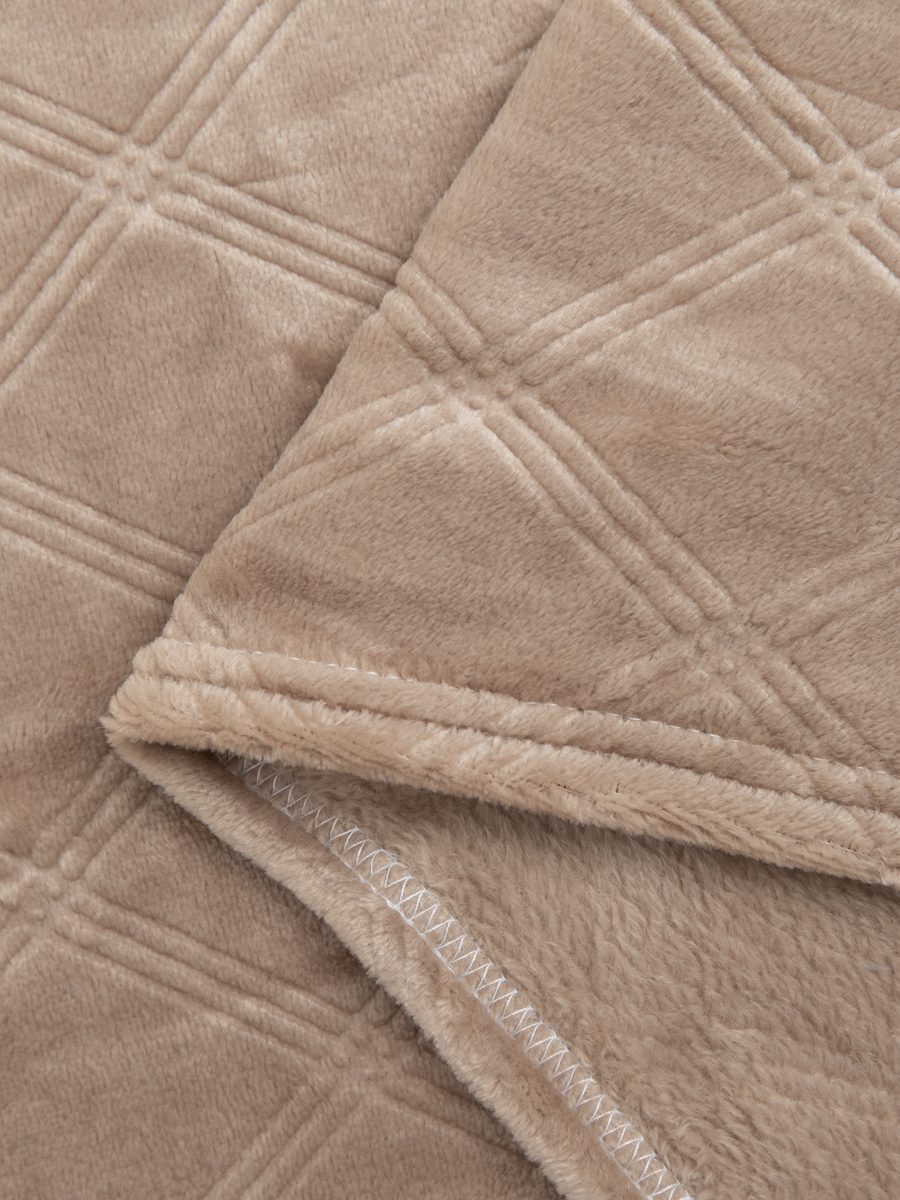 картинка Плед Texrepublic TF FNE BE-GY1 2022 c-клетка 16-1320 