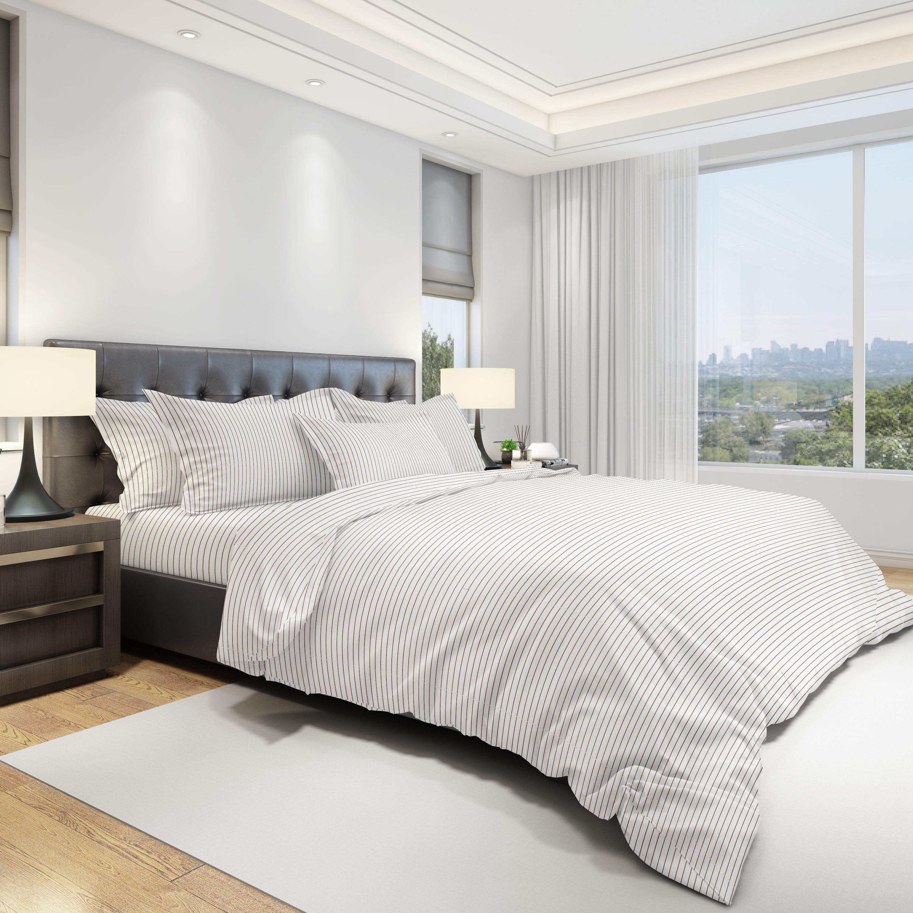 картинка Постельное бельё Amore Mio URG QR Grid BL EURO B b 