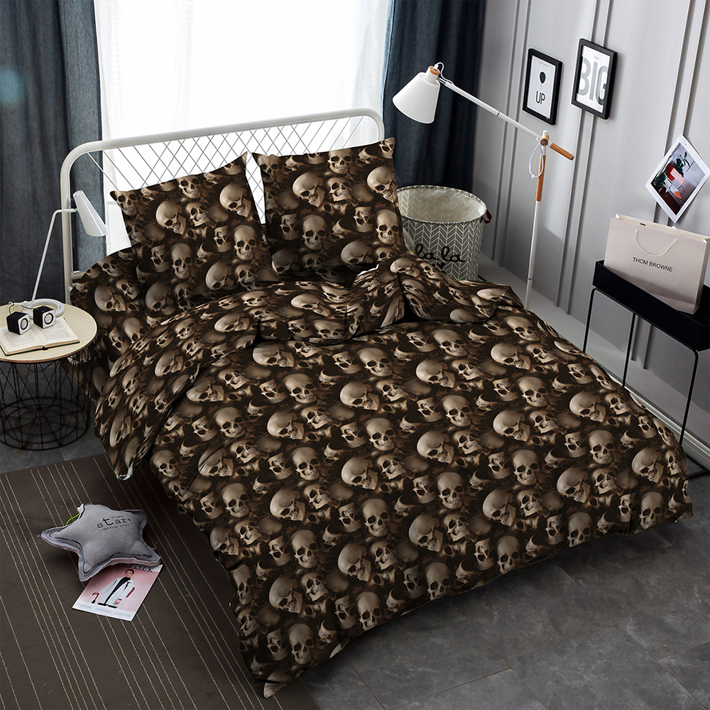 картинка Постельное бельё Amore Mio BZ Skulls DOUBLE M 