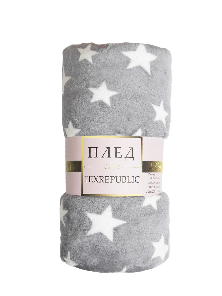 картинка Плед Texrepublic TF FN F107GY4 b1420 Звёзды 
