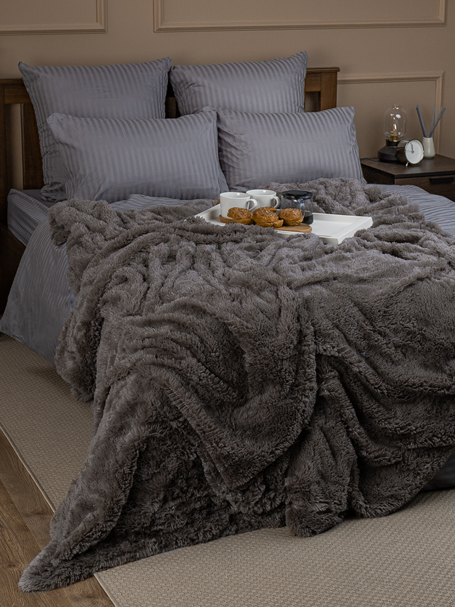 картинка Плед Buenas Noches искусст мех TF F072BR2 1622 ДВ 18-1017 