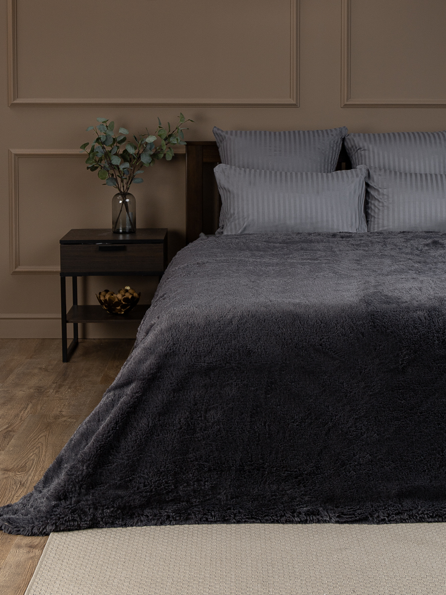 картинка Плед Buenas Noches искусст мех TF F072DKGY 1622 ДВ 19-3918 