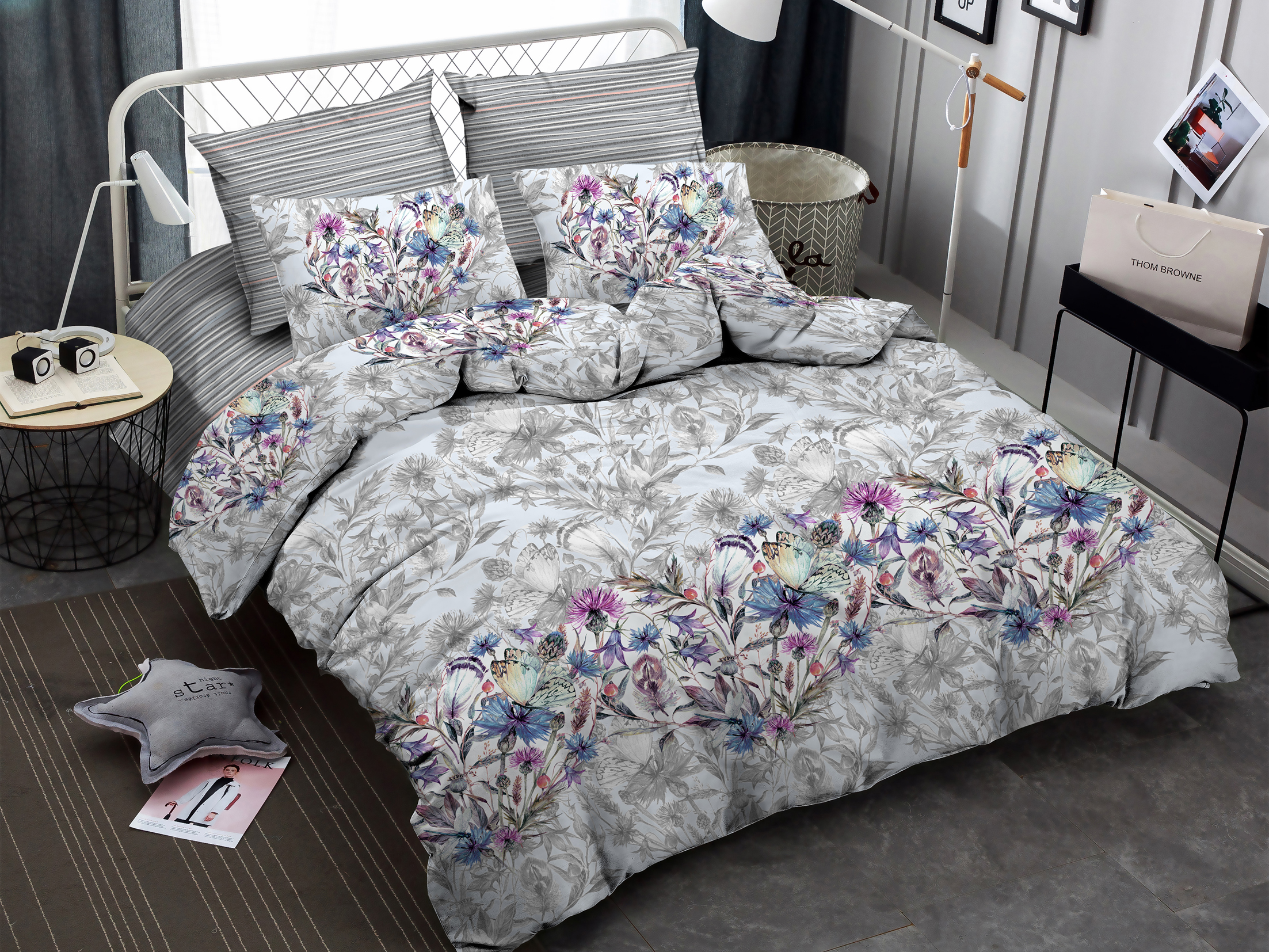 картинка Постельное бельё Amore Mio BZ QR Nicole EURO LUX Sp 